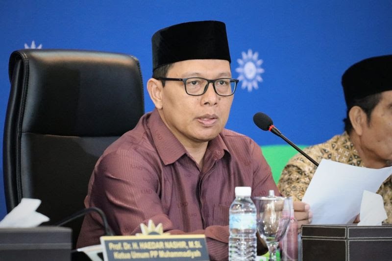 Foto. Muhammad Suyuti Sekretaris PP Muhammadiyah Mengumumkan 1 Ramadhan Jatuh Pada Tanggal 23 Maret 2023