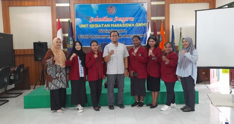 Pelantikan Pengurus UKM di lingkungan Stikip Muhammadiyah Manokwari