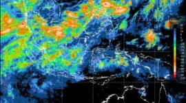 Foto. Penangkapan gambar Citra Satelit Seluruh Wilayah Indonesia.