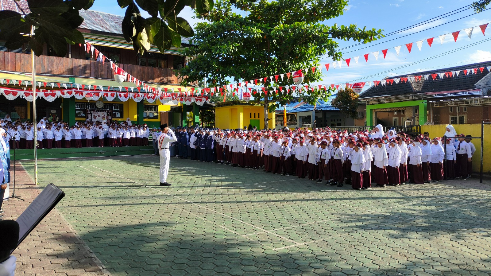 Upacara HUT RI ke-79. Yayasan Lentera Hati Manokwari