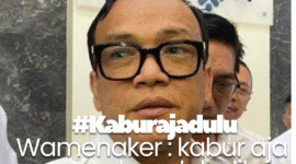 Ramai #kaburajadulu ditanggapi Wamenaker dengan remeh, noel : kabur ajalah, kalau perlu jangan balik lagi.