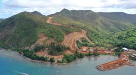 Lokasi tambang Nikel Pulau GAG Kabupaten Raja Ampat.
