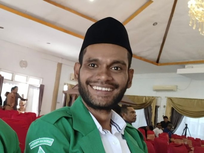 Ketua GP Anshor Fakfak Abu Rumain, S.Pd saat ditemui.