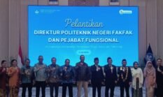 Muhammad Nur Resmi Jabat Direktur Polinef 2025–2029, Bupati Samaun Titipkan Harapan Besar untuk SDM Fakfak