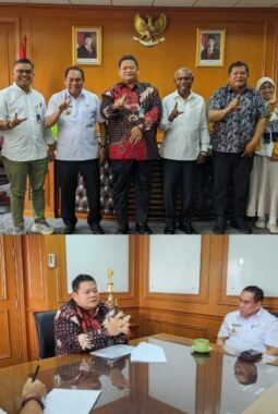 Dorong Investasi, Samaun Dahlan & Donatus Nimbitkendik Koordinasi dengan KLHK untuk Sertifikasi Bandara Siboru