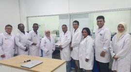 Sejumlah Staf Dinas Perkebunan melakukan kunjungan belajar dan pendalaman sistem pengawasan serta pengujian mutu pala di kawasan riset nasional Cibinong, Jawa Barat