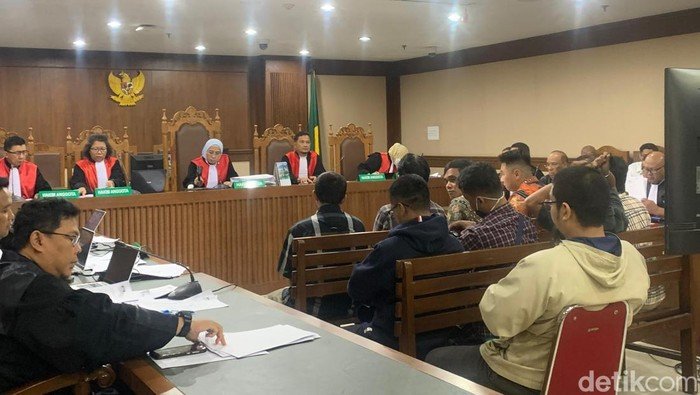 Sidang kasus dugaan korupsi pengurusan izin tenaga kerja asing (TKA) di Kemnaker. (Foto : Mulia/detikcom)

