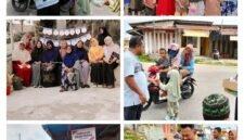 Foto Aksi Berbagi takjil yang dilakukan Paud Alfannisa.