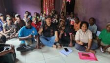 Kepala Dinas Perkebunan Fakfak Widhi Asmoro Jati, ST., MT melakukan sosialisasi program Peminatan Perluasan Lahan Pala Unggul 1.000 hektare.