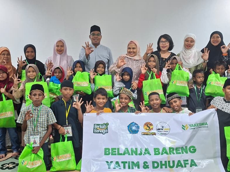 Sebanyak 20 anak yatim dan dhuafa merasakan kebahagiaan melalui kegiatan Belanja Bareng bersama Yakesma Fakfak yang digelar pada Jumat, 27 Februari 2026.