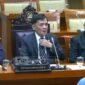 Ketua Komisi III Habiburokhman saat RDP kasus Persidangan Amsal Christy Sitepu.