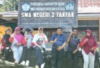 Kolaborasi antara SMAN 2 Fakfak dan Dinas Perkebunan Kabupaten Fakfak, direncanakan peluncuran program Pala Tomandin Grafting.