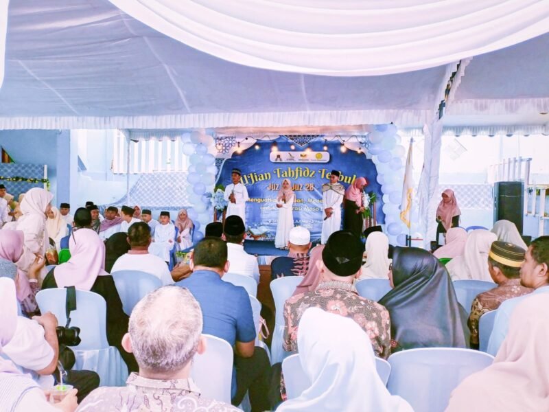 Pelaksanaan Ujian Tahfidz Terbuka SIT As Salaam Fakfak periode 2025/2026.