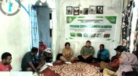 Sosialisasi program perluasan Pala Tomandin di Kampung Werba Raya.