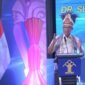 Menteri Hukum (Menkum) Supratman Andi Agtas memberikan sambutan dalam acara peresmian 970 pos bantuan hukum (Posbakum) di Kelurahan Papua Barat Daya, Senin (18/5/2026). Foto: Istimewa