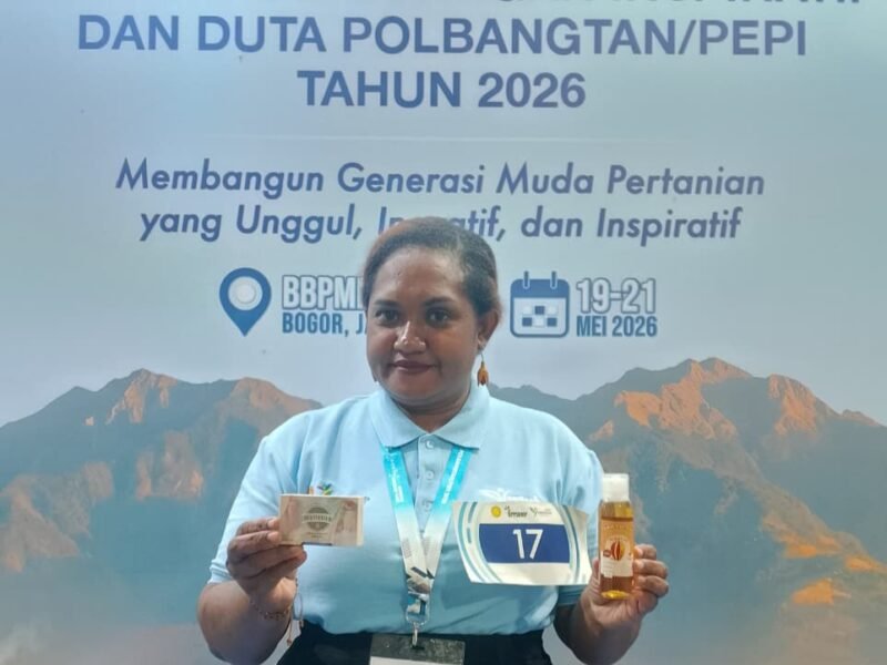 Mega Kapaur berhasil menembus seleksi nasional Young Ambassador Agriculture, Duta Brigade Pangan, dan Duta Polbangtan/PEPI Tahun 2026.