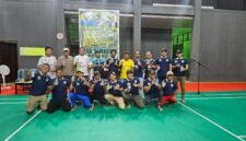 Produk minuman mineral lokal HK resmi menjadi sponsor utama Liga Tomandin PBSI Fakfak Ke-1 Tahun 2026.
