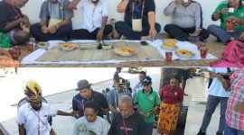 Dewan Adat Mbaham Matta bersama Dinas Perkebunan Kabupaten Fakfak melaksanakan prosesi adat Meri Totora yang dirangkaikan dengan penanaman bibit Pala Tomandin. 