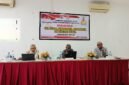 Sosialisasi Tata Kelola, Pendaftaran, Pengawasan, dan evaluasi Ormas dihadirkan Kelapa kesbangpol Donald Semuel Henry Wenggi, S.T., M.M., Inspektur Pembantu Wilayah V A.K. Rumoning, S.Sos., M.Si.