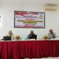 Sosialisasi Tata Kelola, Pendaftaran, Pengawasan, dan evaluasi Ormas dihadirkan Kelapa kesbangpol Donald Semuel Henry Wenggi, S.T., M.M., Inspektur Pembantu Wilayah V A.K. Rumoning, S.Sos., M.Si.