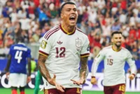 Selebrasi Pedro Porro saat mencetak gol kedua bagi spanyol (foto : Jawa Pos)