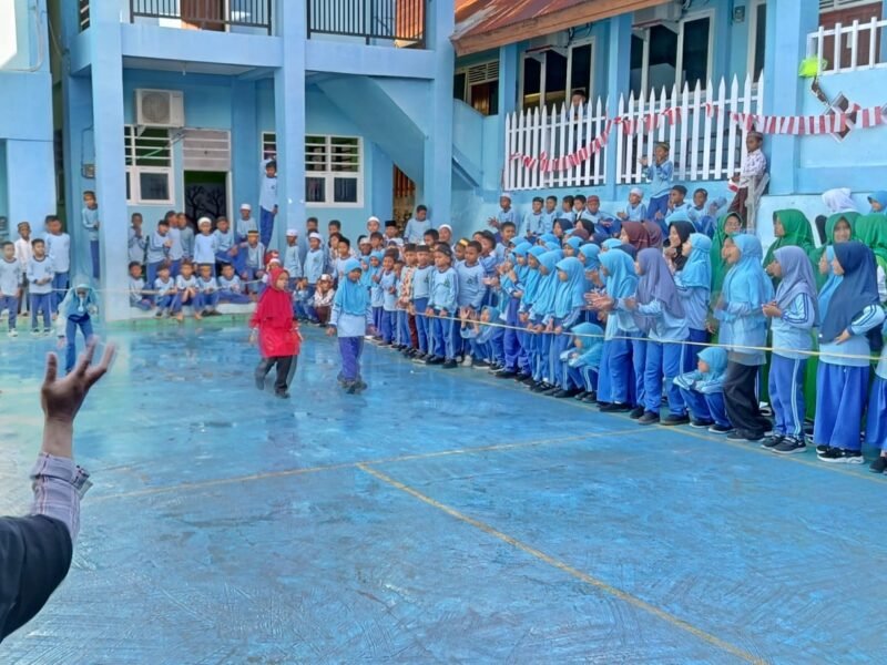 Kemeriahan Lomba dalam rangka menyambut HUT RI ke 81 di SIT As Salaam Fakfak. 
